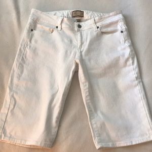 Paige white Bermuda shorts